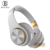 Foldable Wireless Headphone Bluetooth Headset Stereo Earphone With Mic Support TF Card FM For Xiaomi iPhone Sumsamg Phone PC