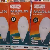 Lampu Mecury LED ecoking marlin 80 watt fitting e27 dan e40
