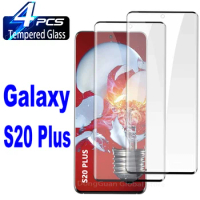 1/4Pcs Tempered Glass For Samsung Galaxy S20 Plus 5G Screen Protector Glass
