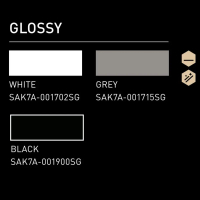 Keramik Merek Signature Type Subway Tile Glossy White, Black, Grey Ukuran 10x30