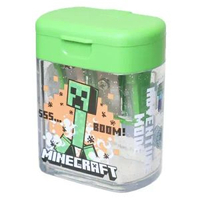Minecraft - 日本製 Minecraft 筆刨 Minecraft 超迷你鉛筆刨 (Green) 文具鉛筆刨 平行進口