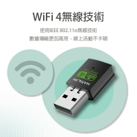 【享4%點數】【涉谷數位】Wi300m迷你免驅動wifi網路接收器 Wifi4無線技術【限定樂天APP下單】