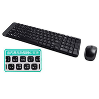 Logitech羅技 無線鍵盤滑鼠組合MK220【愛買】