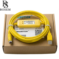 USB-SC09-FX FX-USB-AW PLC Programming Cable For Mitsubishi FX1S FX1N FX2N FX3U
