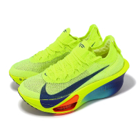 【NIKE 耐吉】競速跑鞋 Wmns Air Zoom Alphafly Next% 3 女鞋 黃綠 藍 碳板 運動鞋(FD8315-700)