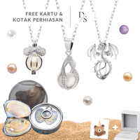 DucaSaint - Wish Pearl Necklace | Asli Mutiara Air Tawar Kalung Stainless Steel Viral Hadiah Hampers