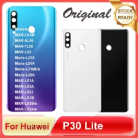 Original Back Housing For Huawei P30 Lite Back Battery Cover For P30Lite Rear Cover Housing Case With Camera Lens Repair Parts