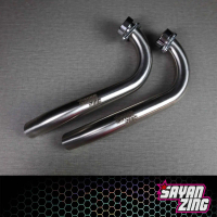 Sayan Zing Yamaha Xmax 32mm /35mm Manifold Ekzos Keluli Tahan Karat