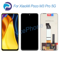For XiaoMi Poco M3 Pro 5G LCD Display Touch Screen Digitizer Replacement 6.5" M2103K19PG/PI/PY Poco M3 Pro 5G Screen Display LCD