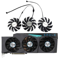 NEW 1LOT 85MM PLA09215S12H T129215SU RTX 3080 EAGLE GPU Fan，For Gigabyte RTX 3080 3080Ti 3090 EAGLE Graphics card cooling fan