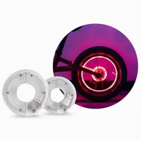 Rci Rockbros 245301 245302 Lampu Sepeda Led Roda Wheel Bicycle Hub Light Night MTB Anak - OneBli Uku
