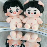 Preorder 10cm Sean Xiao Zhan Wang Yibo BJYX Same Style Cotton Minidoll Naked Doll