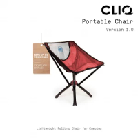 CLIQ Portable Chair Version 1.0 เก้าอี้แคมป์ปิ้งระดับพรีเมี่ยม เก้าอี้พกพาพับได้ ขนาดขวดน้ำ แข็งแรงท