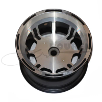 19x7.00-8 millet refit 4 hole bearing Mini aluminum rims for go-kart off-road wheel, ATV /8 inch front wheel hub