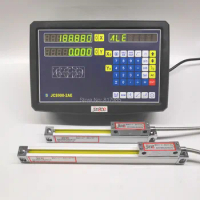 2 Axis digital readout dro with high precision Sino linear scale / slim linear encoder / linear ruler for milling lathe machine