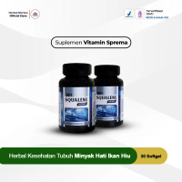 Bio Squalene Herbal Vitamin Sprema Ekstrak Minyak Hati Ikan Hiu @500mg Isi 30 Softgel