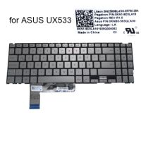 Arabic Latin Backlit keyboard for ASUS ZenBook UX533 F UX533FD UX533FN UX533FA LA AR notebook keyboards New 0KN1 9D3LA16 622AR16