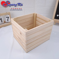 Pasu Kayu 1005 / Pine Wood Vase 1005 ( 21.5 x 19 x 16cm ) /Pasu Kayu Decoration Garden Home