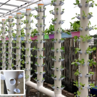 5PCS DIY Hydroponic Colonization Cups Flower Container Plant Grow Pot Cup Hydroponics Vertical Tower Plant Pots Accessories