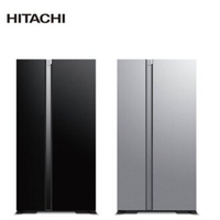 【HITACHI 日立】595L 變頻雙門對開冰箱 RS600PTW (GBK琉璃黑/GS琉璃瓷)