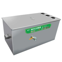 不鏽鋼截油槽 單口40*25*25公分油水分離器 油水/污水 隔油池 99%隔油率(分離器/過濾器/截油槽/油水過濾)