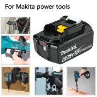 Genuine/Original Makita 18v battery bl1850b BL1850 bl1860 bl 1860 bl1830 bl1815 bl1840 LXT400 5Ah-6Ah for makita 18v tools drill