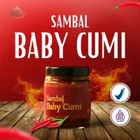 Sambel Paket Hemat Isi 5 Kaleng - Cumi Pedas / Cakalang / Teri / Ayam Suwir / Baby Cumi 130gr Sambel