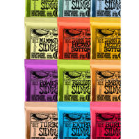 Ernie Ball Electric Guitar Strings Collection / Elixir Electric Guitar Strings Acoustic Coating Rope