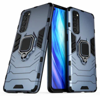 For Oppo Reno 4 Pro Case Ring Stand Bumper Silicone + PC Phone Back Cover For Oppo Reno 4Pro For Ren