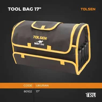Tolsen Tas Perkakas Kerja Tool Bag 17" 80102 Box Tempat Peralatan Alat Tukang Hardware