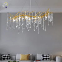 Nordic Led ceiling Chandelier Lamp Interior Lighting Crystal For Living Room Bedroom Modern Home Decoration Chandelier Lights