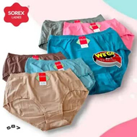 B587 Sorex Celana Dalam Wanita Dewasa dan Remaja, Cd Wanita Sorex Size M L EL QL EQL QQL RANDOM QQL