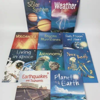 10 Books/Set paperback Usborne Beginners Science Children Interesting Science Book Kids Students English Reading Picture Book