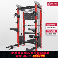【台灣公司 可開發票】巨人健rep深蹲架小飛鳥綜合訓練架商用家全框臥推架多功能龍門架