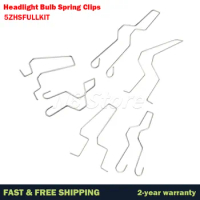 6Pcs Metal Headlight Bulb Spring Clips Fits For H1 H3 H4 H7 Car Headlamp Light Bulb Retainer Spring Clips Buckles