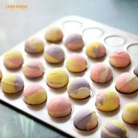 Loyang Macaron 30 Lubang/ Non Stick Macaron & Cookies Sheet Chefmade - WK9249