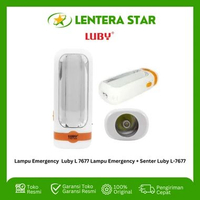 Lampu Emergency Luby L 7677 Lampu Emergency + Senter Luby L-7677
