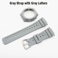 Strap Watchband Watch Band+Bracelet Frame Bezel GA-2100/GA-2110 Wrist Cover Protective Case GA2100/GA2110 Watchband
