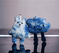 「春雨茶齋」文創商品系列～我是一片雲/不愛笑的熊大/玩偶吊飾