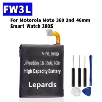 FW3L 360 Sport 360SP Battery For Motorola Moto 360 2nd 46mm Smart Watch 360S 375mAh 46MM + Free Tools