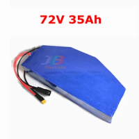 Polygon 72v 35Ah electric bike battery 72v lithium battery pack 72v 35ah triangle battery for wheelchair tricycle + charger