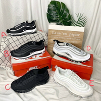 帝安諾 NIKE AIR MAX 97 OG 氣墊 慢跑鞋 男女 黑白 全白 921522-100 921826 001【APP下單享4%點數】