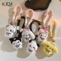 Cartoon Sanrio Phone Strap Cute Kuromi Melody Hello Kitty Phone Chain Wristband Keychain Anti Lost P