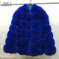 Real fox fur coat fur coat fashion for men and women fox fur coat