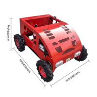 YG Grass Cutter 200m Remote Control RC Lawn Mower Robot Gasoline Grass Cutting Machine Agricultural Mowing Robot New Model