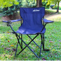 Outdoor Portable Fishing Chairs Camping Armchair Chair For Leisure Folding Chairs With Backrest Nature Hike Camping Supplies