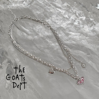 The Goats Dept - Barbie Pink Heart Shape Necklace Original / tgd883 kalung barbie bentuk hati pink s