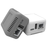 WiFi Wireless Print Server Networking USB 2.0 Port Fast 10/100Mbps RJ-45 LAN Port Ethernet Print Server Adapter 55KC