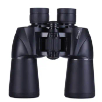 ZIYOUHU 10X50 Professional Binoculars Neck Strap Camping Hunting Scopes Powerful Binoculars Telescope Bak4 Prism Optics Black