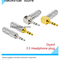 1pcs Japan's Oyaide Oyade 3.5mm pair recording line 3-section headphone plug gold-plated fever-grade licensed genuine